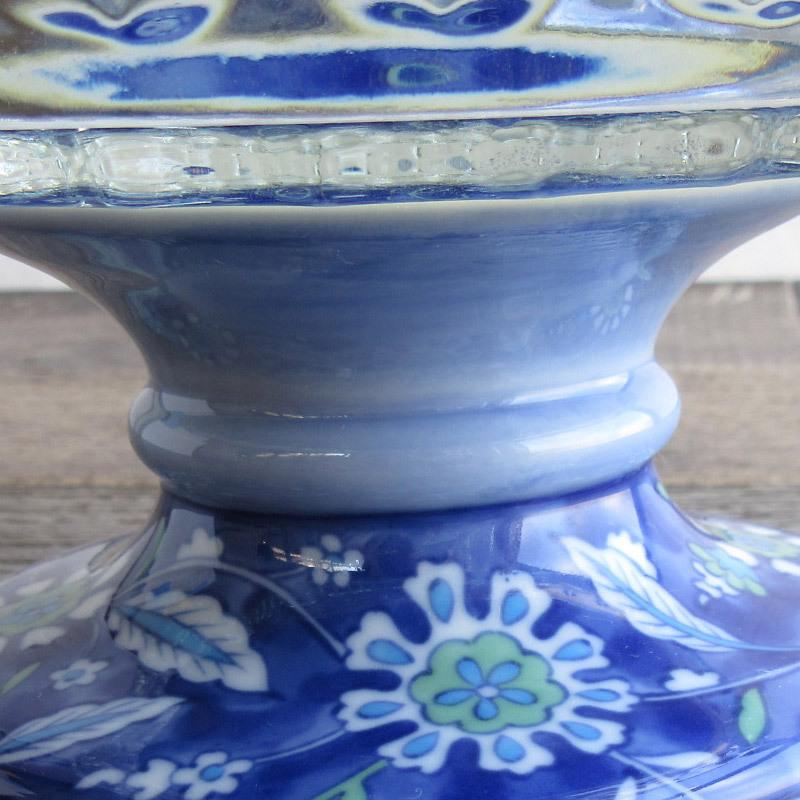 龍峰窯 ガラス コンポート 大 / ガラス鉢 デザート鉢 大鉢 フルーツ