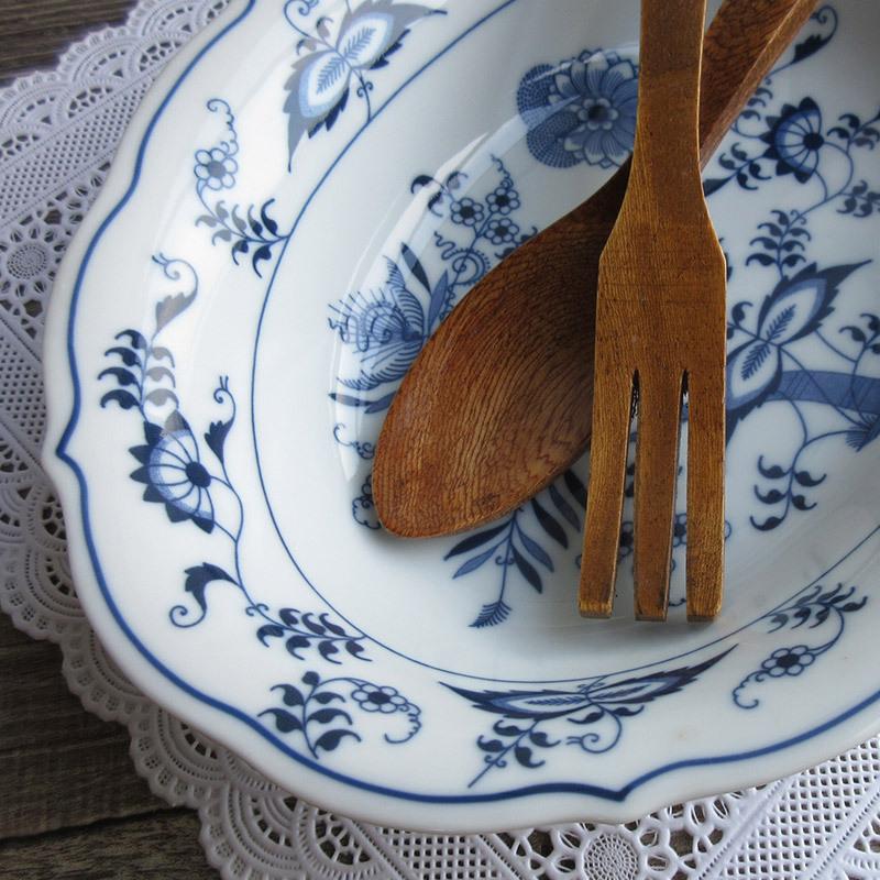 完売】ブルーダニューブ オーバルボウル 25.5cm / Blue Danube スープ