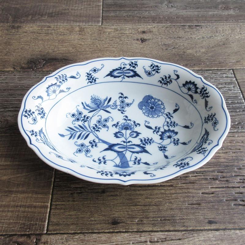 完売】ブルーダニューブ オーバルボウル 25.5cm / Blue Danube スープ
