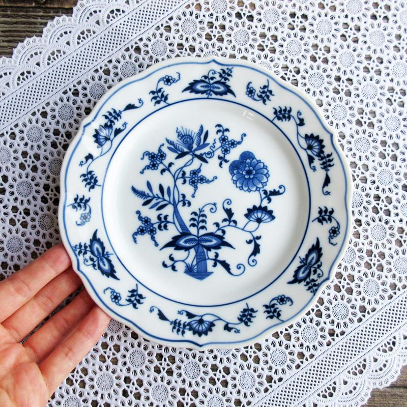 ブルーダニューブ ケーキ皿 17.2cm / Blue Danube ケーキプレート 花型
