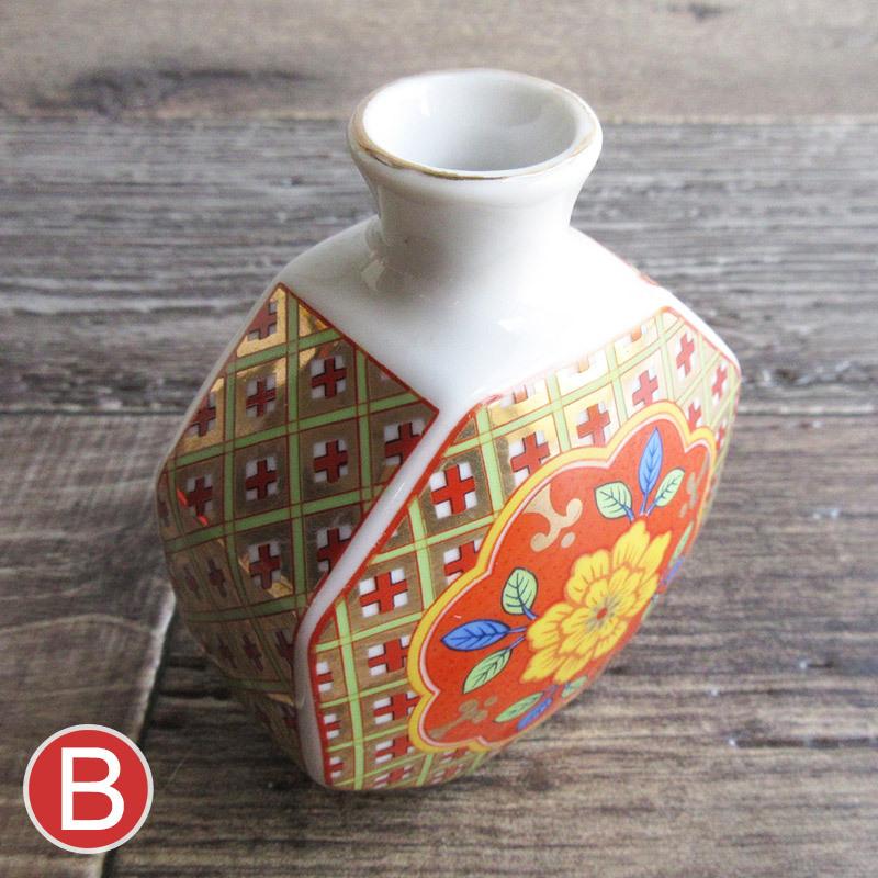 一輪挿し 在庫限り 8角 花瓶 フラワーベース 高さ10cm おしゃれ