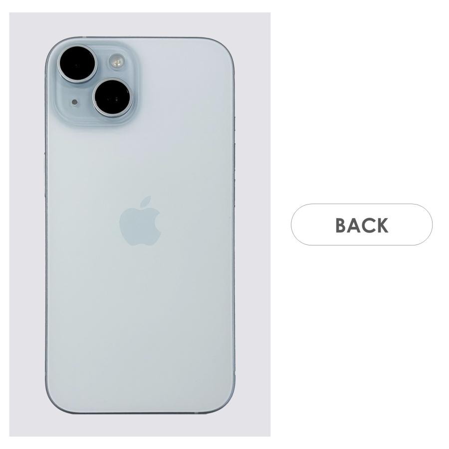 iPhone 15 【Bランク】iPhone15 ブルー 128GB SIMフリー 箱付き 中古