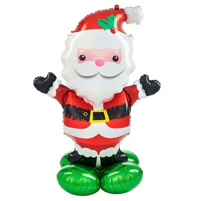 サンタクロース バルーン クリスマス 飾り スタンディングバルーン
