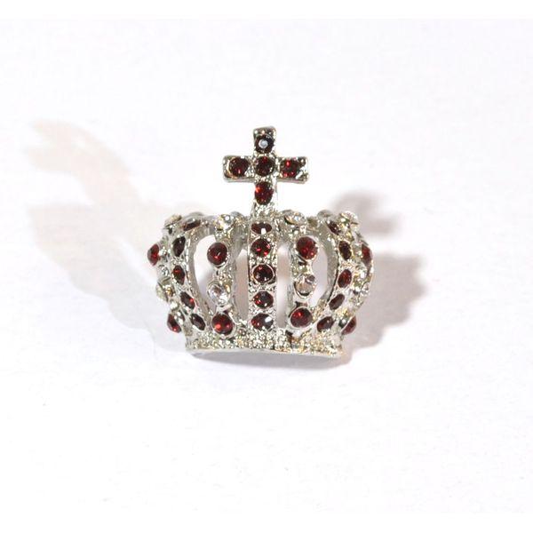 王冠 クラウン ピンブローチ 日本製 ピンバッジ ピンタック ラペル