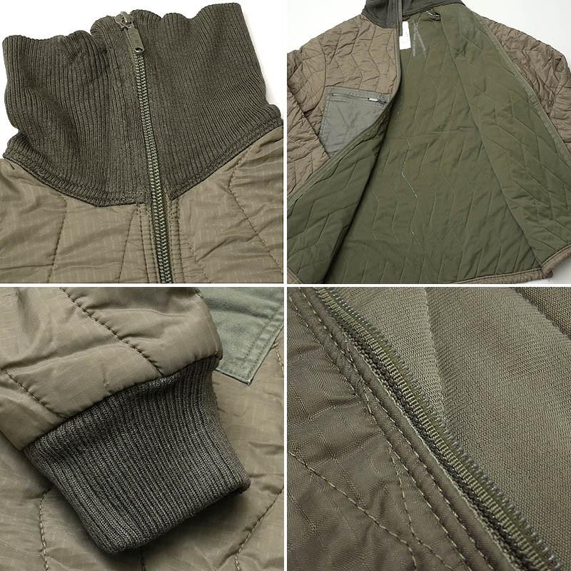 ドイツ軍 キルティングライナージャケット オリーブ USED JJ205UN 防寒
