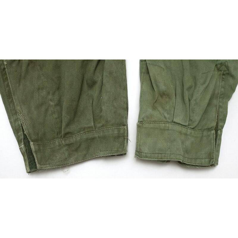 ベルギー軍 M-64 フィールドパンツ オリーブ 7ポケット USED PP223UN