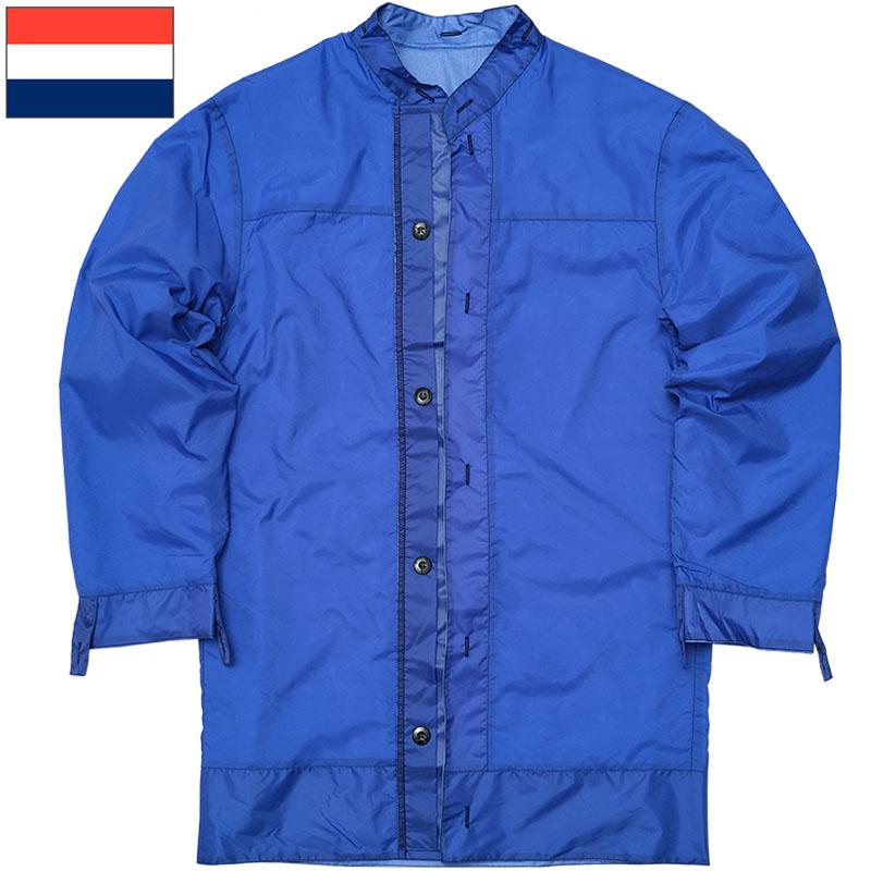 オランダ軍 防水ライナーコート ブルー デッドストック JC182NN
