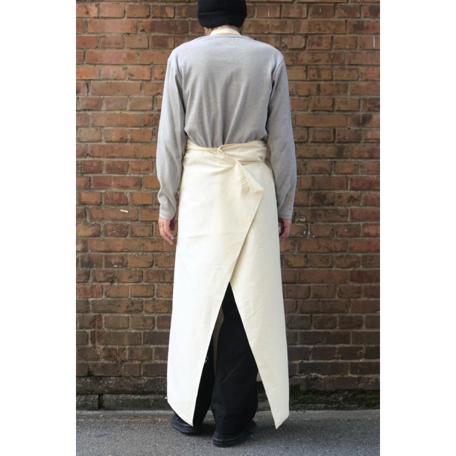 フランス軍 メディカルエプロン リネンコットン オフホワイト デッド