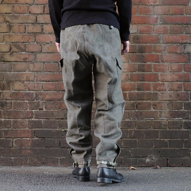 スウェーデン軍 M58 ウールパンツ グレー デッドストック PP359NN SWD