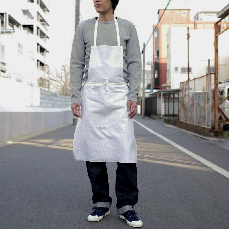 メール便可 イタリア軍 ビブエプロン ホワイト デッドストック EE680NN