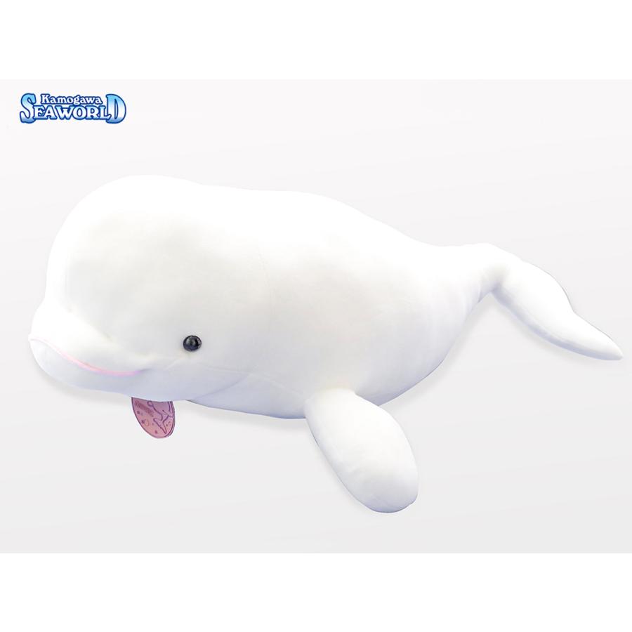 鴨川シーワールドオリジナル ベルーガぬいぐるみL : 鴨川シーワールド