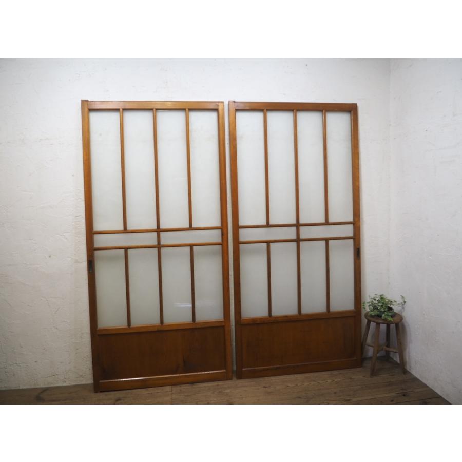 タC0692◇【H202cm×W98cm】×2枚◇特大◇素敵なデザインの大きな古い