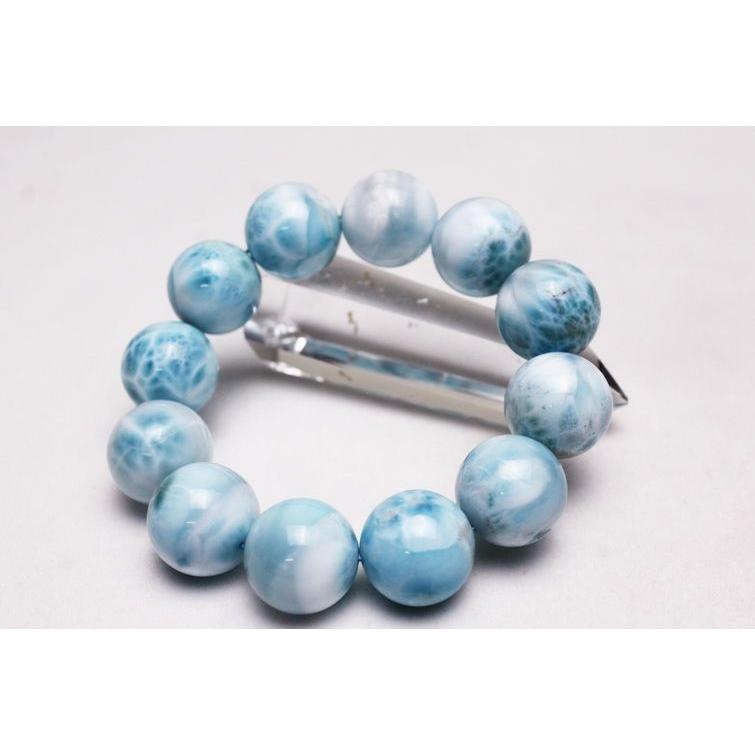 ラリマー ブレスレット 19mm l2-435 : 誠安天然石専門店 - 通販