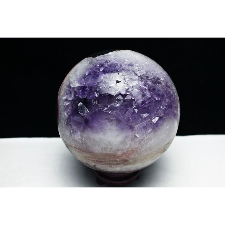 5.5Kg アメジスト笑口 丸玉 167mm t610-11760 : 誠安天然石専門店