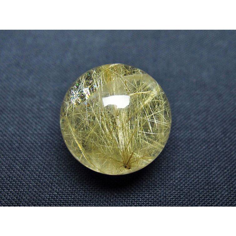 ルチルクォーツ 水晶 丸玉 スフィア 18mm t637-4750 : 誠安天然石専門