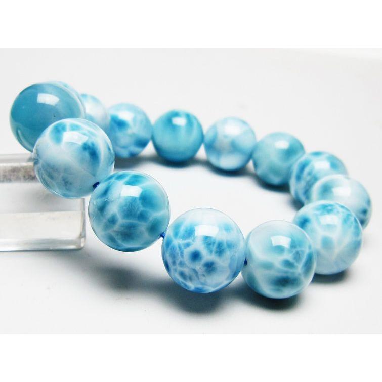 ラリマー ブレスレット 15mm t7-22375 : 誠安天然石専門店 - 通販