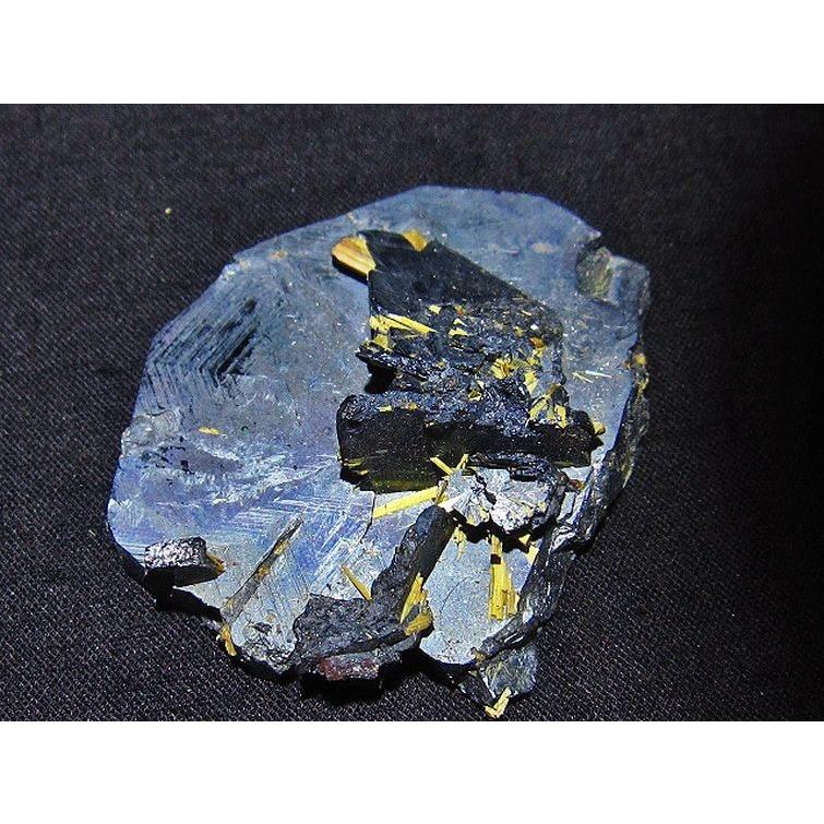 ルチルクォーツ クラスター ルチル剥き出し 二酸化チタン&ヘマタイト