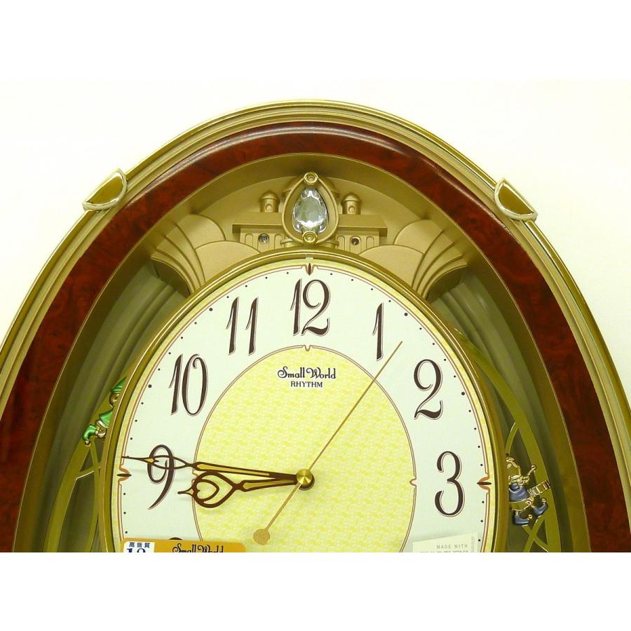 RHYTHM』リズム 電波掛け時計 メロディー(全18曲) 4MN484RH23 : 正光堂