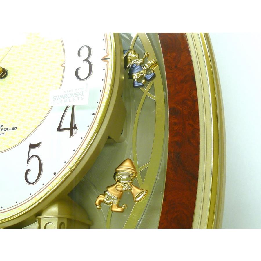 RHYTHM』リズム 電波掛け時計 メロディー(全18曲) 4MN484RH23 : 正光堂