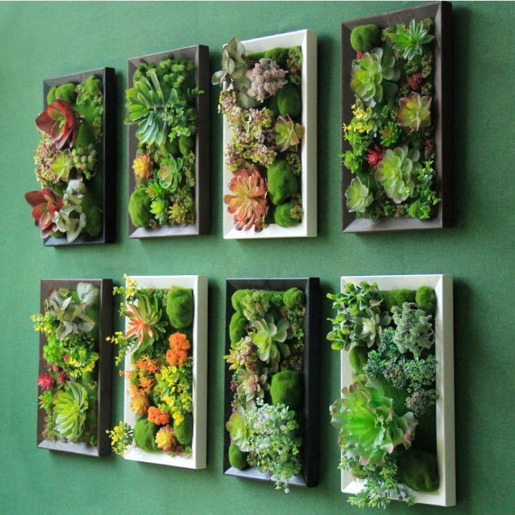 壁飾り 観葉植物 お花壁飾り 壁掛けインテリア ウォールディスプレイ