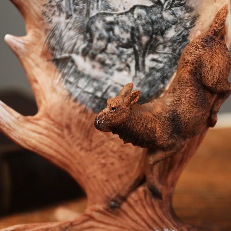 鹿の角 置物 オブジェ インテリア 雑貨 置き物 誕生日 プレゼント プチ