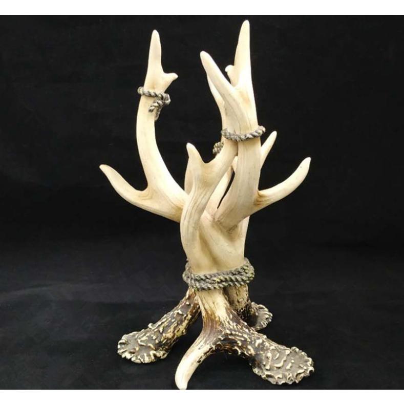 鹿の角 シカ 置物 リビングルーム レストラン バー カフェ 置き物