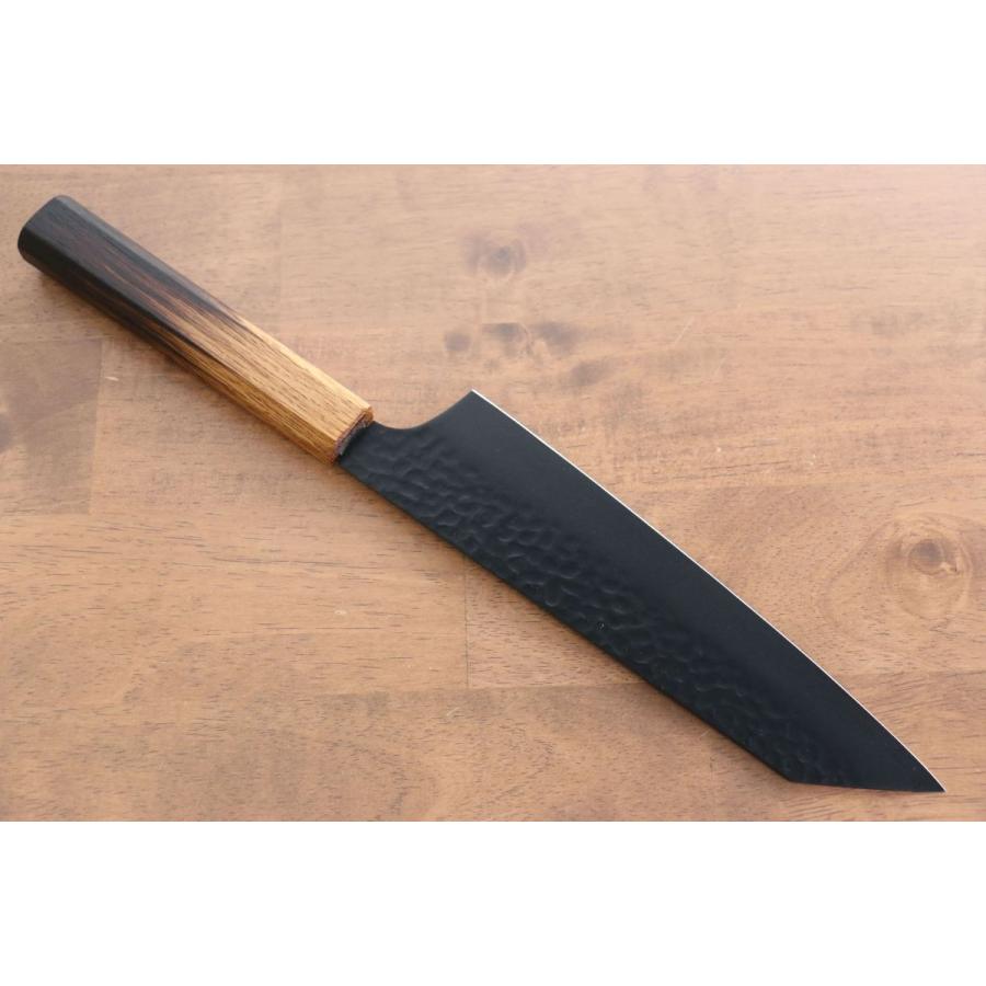 堺 孝行 黒影 V金10号 鎚目 テフロン加工 切付牛刀包丁 和包丁 190mm