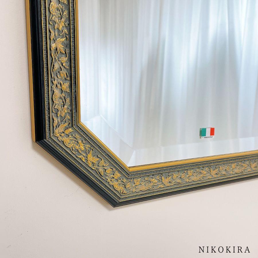 鏡 壁掛け 壁掛け鏡 ウォールミラー 壁掛けミラー ミラー 八角形