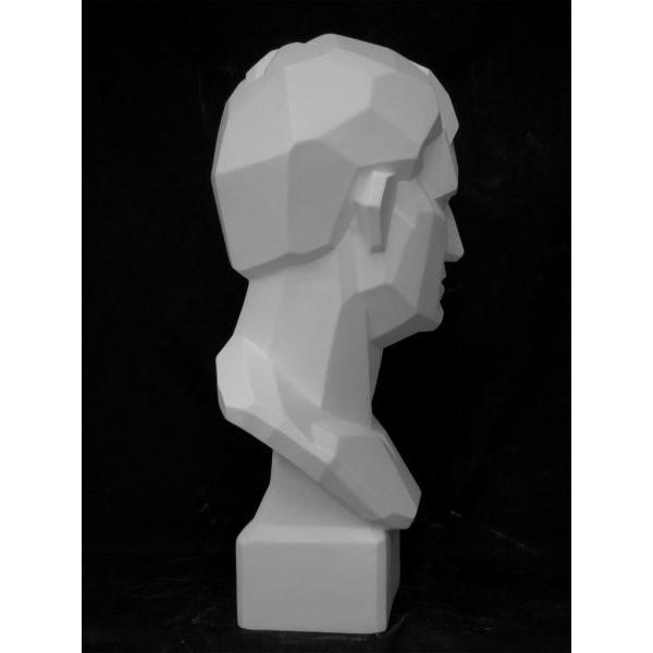 K−163 アグリッパ胸像（面取り） : 石膏像ドットコム - 通販