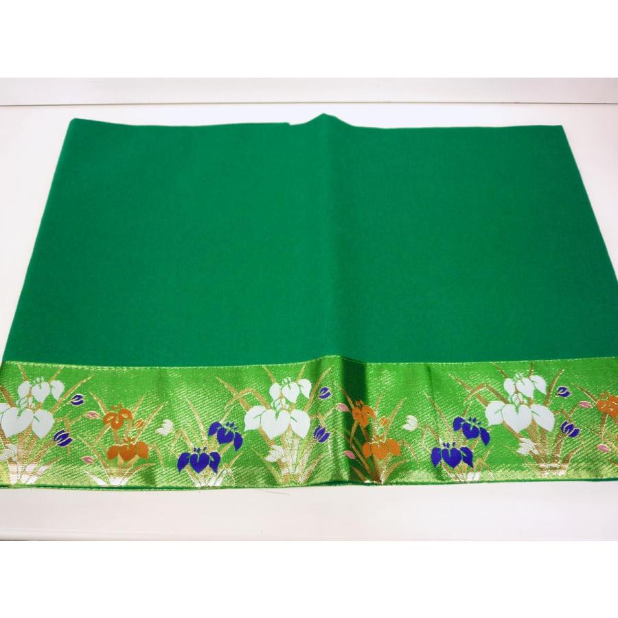 端午の節句☆緑毛氈(モーセン)単品☆床メルトン40号(横幅140*奥行