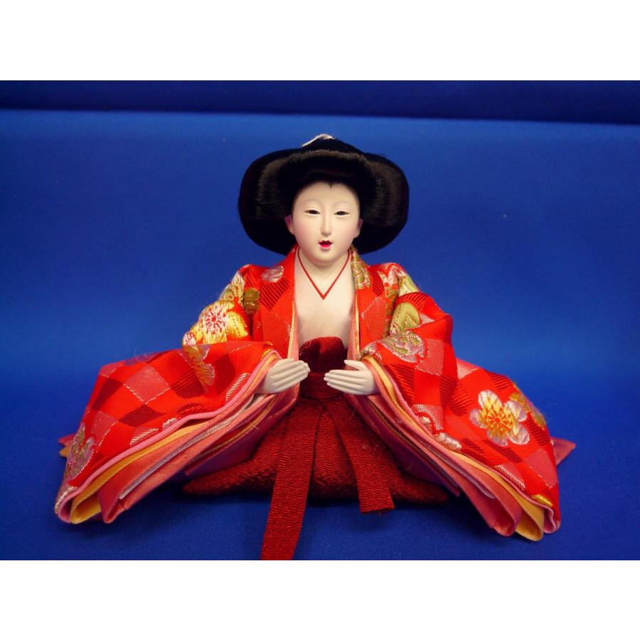 ひな人形3人官女単品☆小〜中の小サイズ☆q3c302 芥子 2101