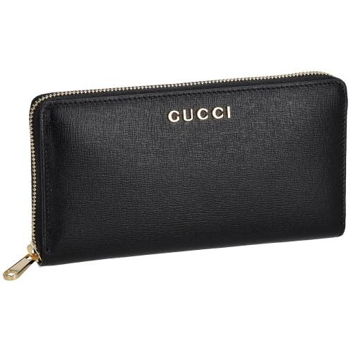 GUCCI（グッチ） 長財布 レディース スクリプト ジップアラウンド