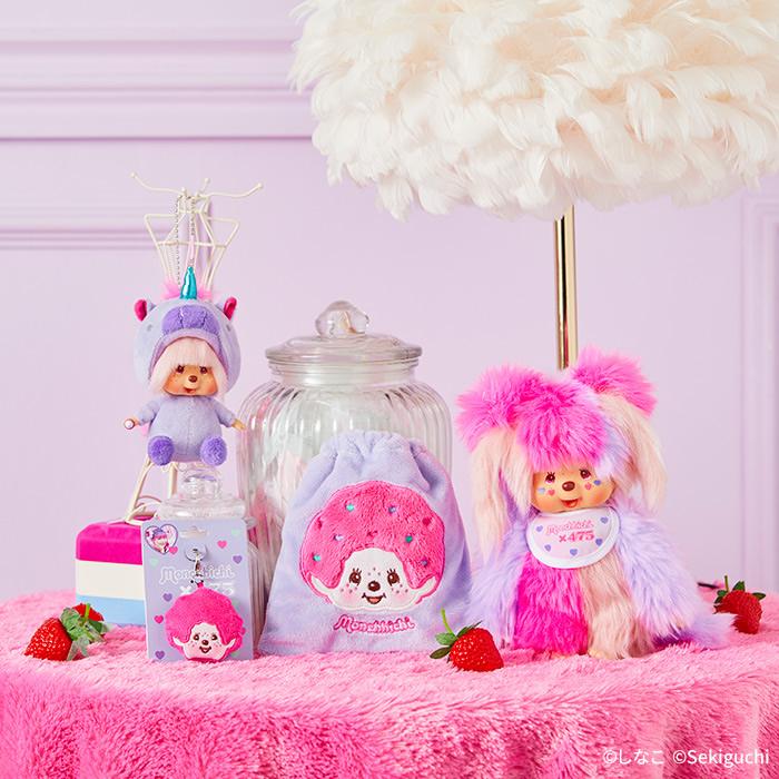 セキグチ しなこ×モンチッチ SS顔でかキーチェーン（ユニコーン