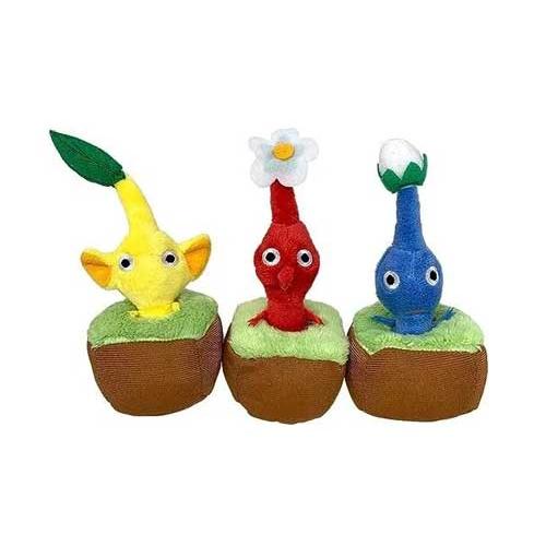 ピクミン 引っこ抜きぬいぐるみマスコット 全3種セット : セレン