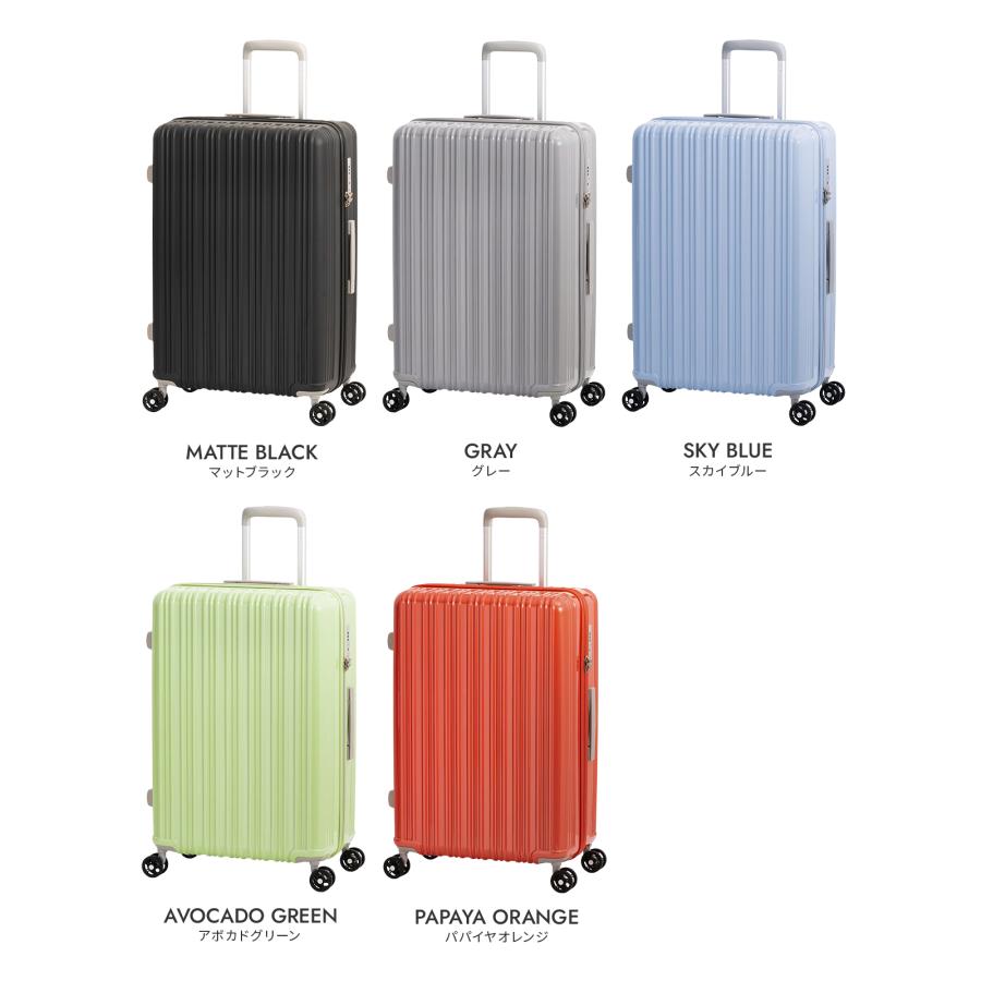 アジア・ラゲージ 最大51% 2/23限定 スーツケース Mサイズ 64L 軽量