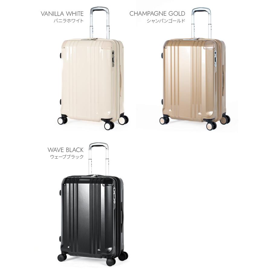 アジア・ラゲージ 最大50% 2/25限定 スーツケース Mサイズ 52L 60L