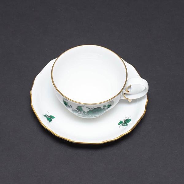 アウガルテン マリアテレジア（野バラ） デミタスカップ＆ソーサー