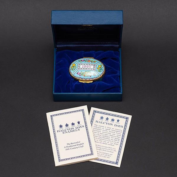 HALCYON DAYS ハルシオンデイズ エナメルボックス 『A Year to