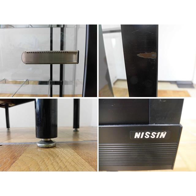 中古】直接引き取り限定 NISSIN ニッシン ガラス ショーケース 前開き