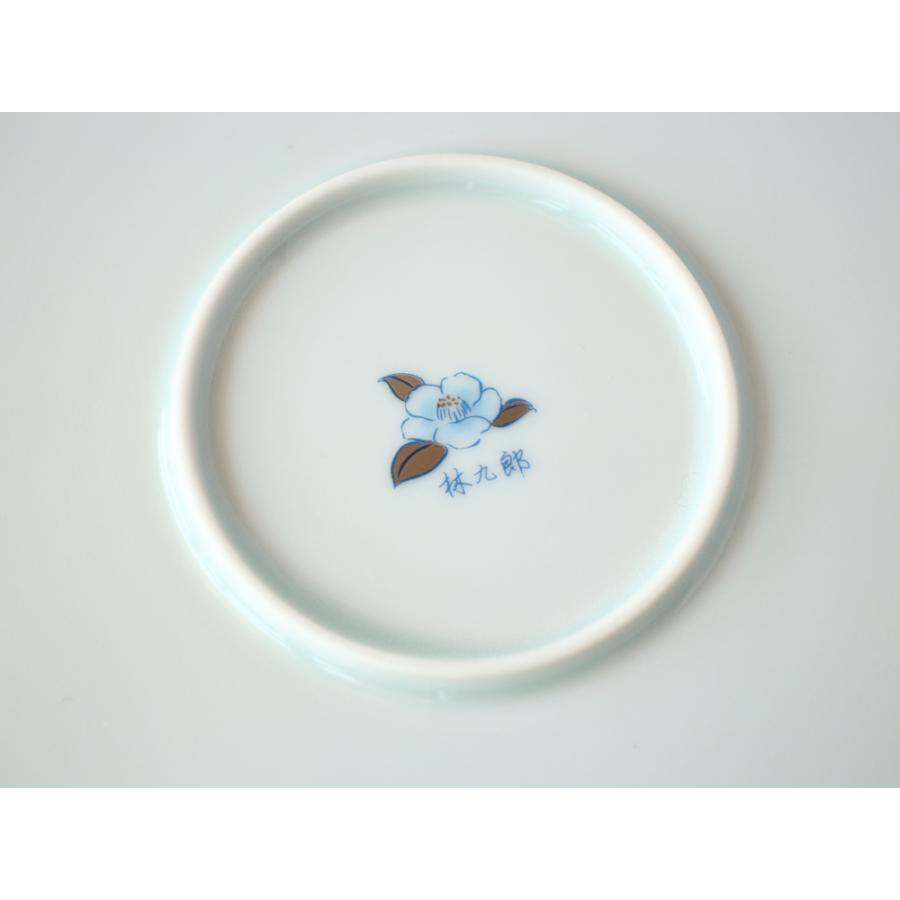 林九郎窯 古伊万里様式 藍青シリーズ 銀彩祥瑞 プレート24.5cm 波佐見