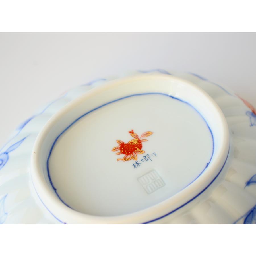 林九郎窯 古伊万里様式 見込菊花紋 楕円小付 波佐見焼 : 雑貨のお店