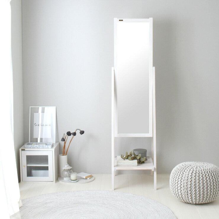 SESAME スタンドミラー 鏡 ミラー 全身 姿見 全身 北欧 おしゃれ