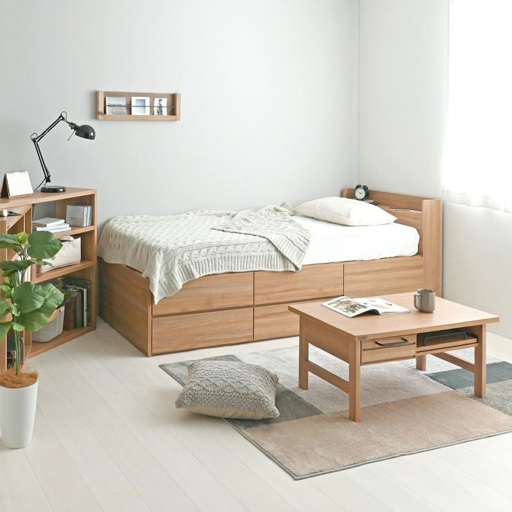 4FUL（フォーフル） セミシングル ベッド フレームのみ 幅80cm