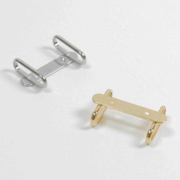 帯留めパーツ 縫い付け用 20×32mm 1個入り | アクセサリー金具 帯どめ