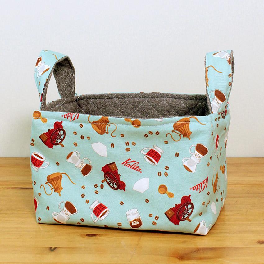 クラフトハートトーカイ 作り図 ファブリックバスケット（フタ付き