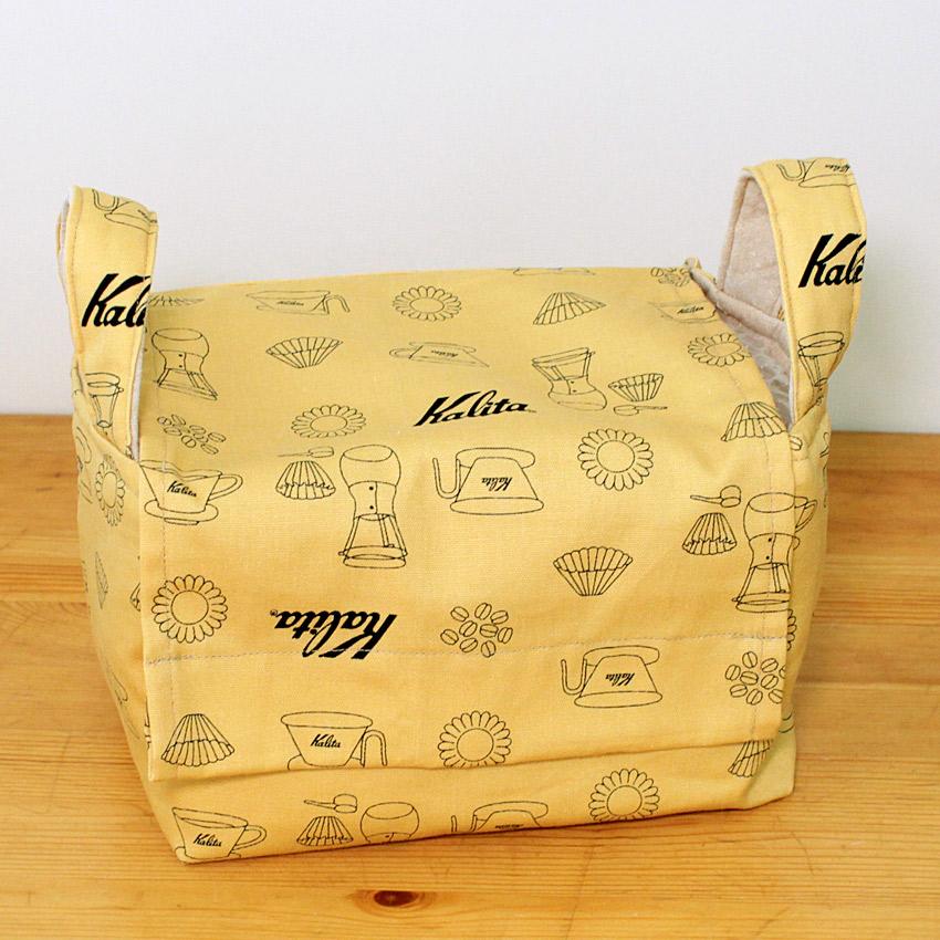 クラフトハートトーカイ 作り図 ファブリックバスケット（フタ付き