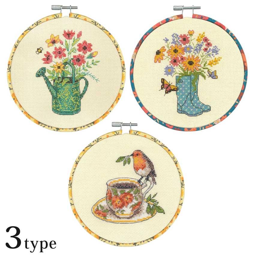 刺繍キット 輸入刺繍 クロスステッチ Dimensions Watering Can 72