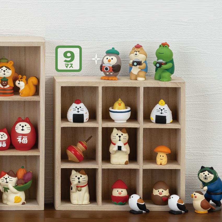 DECOLE（デコレ） コンコンブル お正月 枡目木箱 9マス（小） | お正月