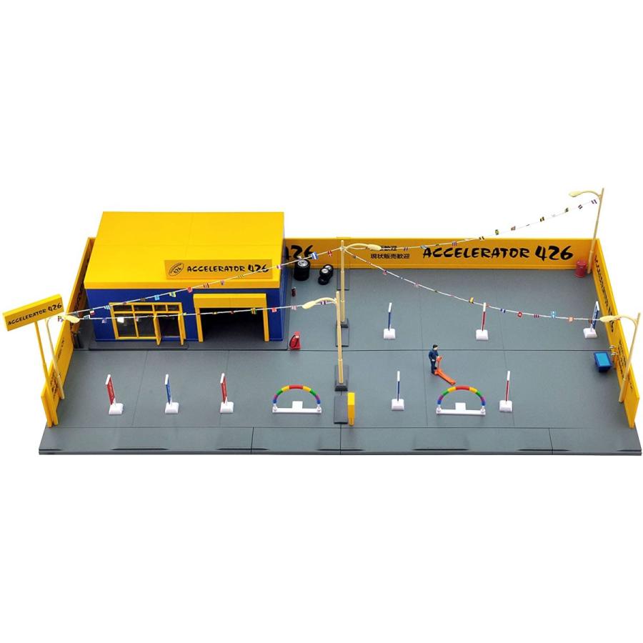 トミーテック トミカラマ ヴィンテージ 04c 1/64 中古車店 アクセル426