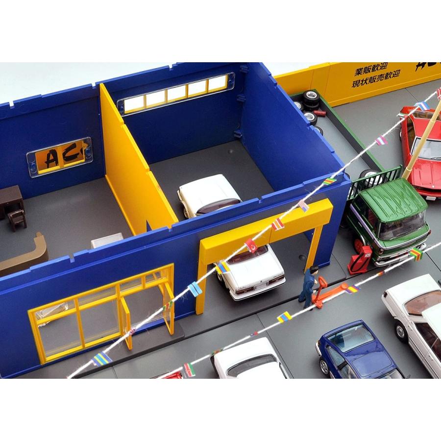 トミーテック トミカラマ ヴィンテージ 04c 1/64 中古車店 アクセル426